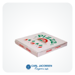 Pizzabox - Almindelig - 4 kant 100 stk.